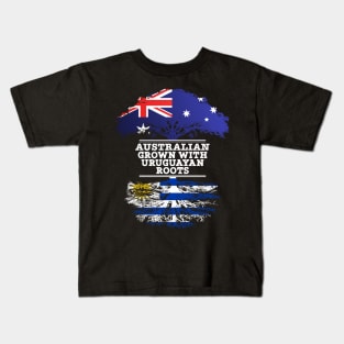 Australian Grown With Uruguayan Roots - Gift for Uruguayan With Roots From Uruguay Kids T-Shirt